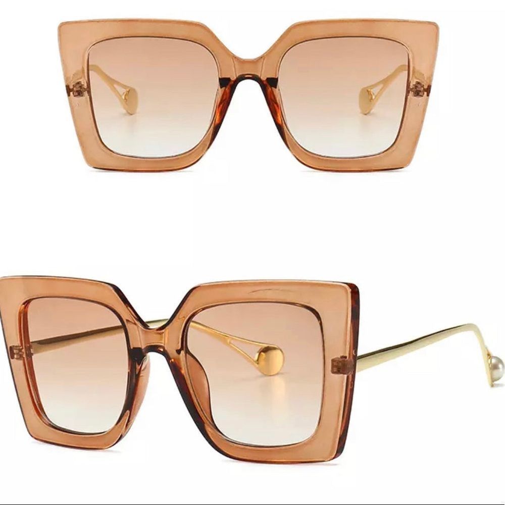 Cat Eye Shades with Pearl Design